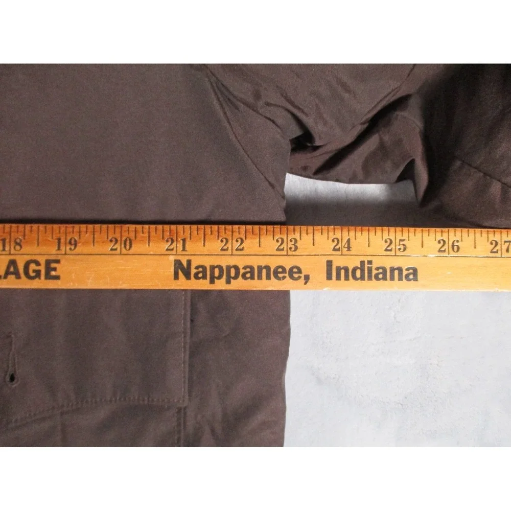 Vintage‎ Horace Small Brown Nylon Jacket Uniform Coat Mens Sz 42R Made USA